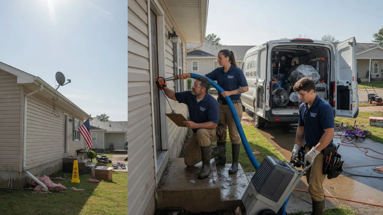 Ceiling Water Damage Restoration in Lewisville, TX near me